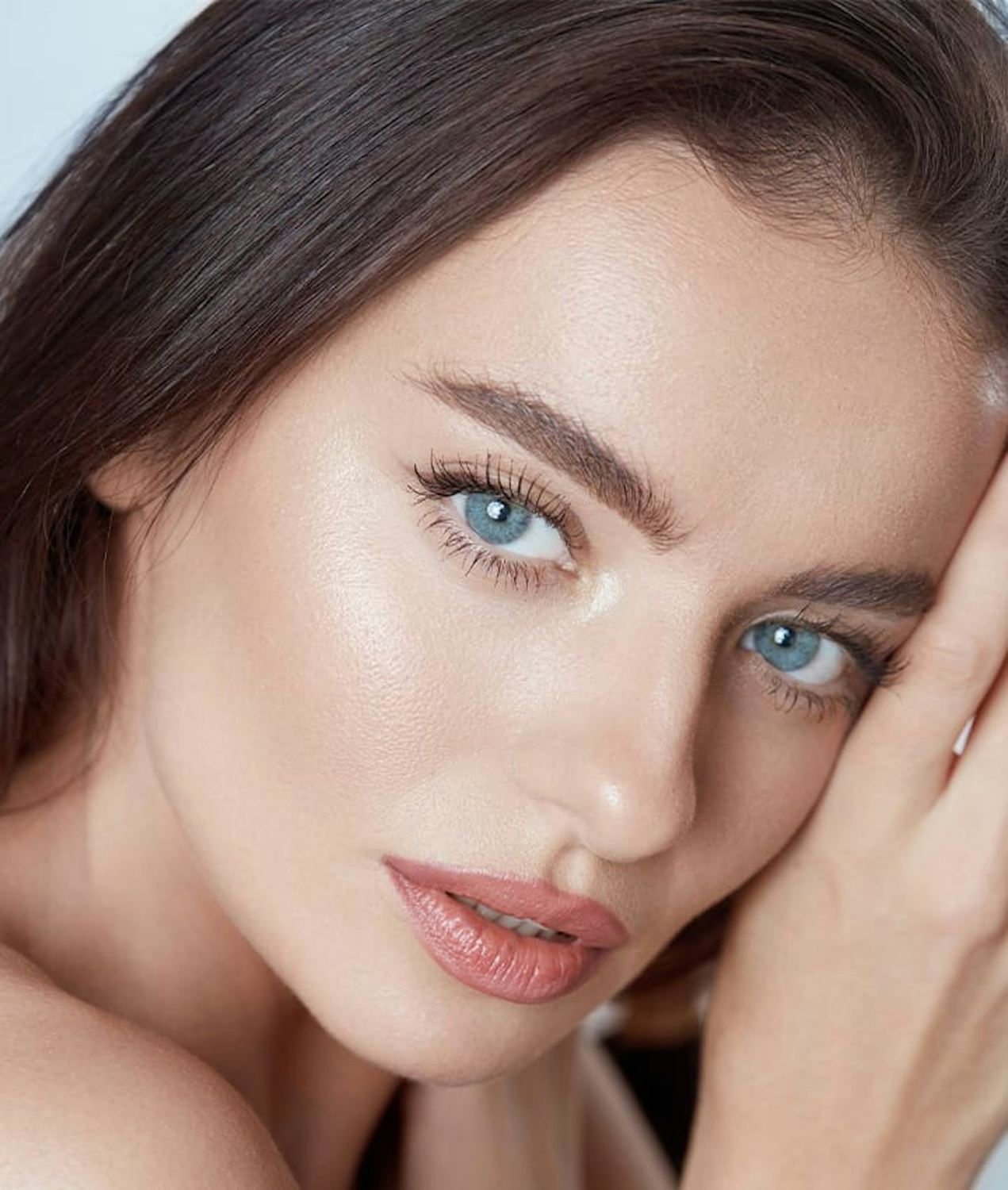 Under eyes